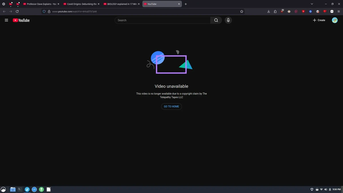 The Telepathy Tapes issued a copyright strike against Dave Farina (AKA Professor Dave Explains) debunking the podcast's claims about autistic children.