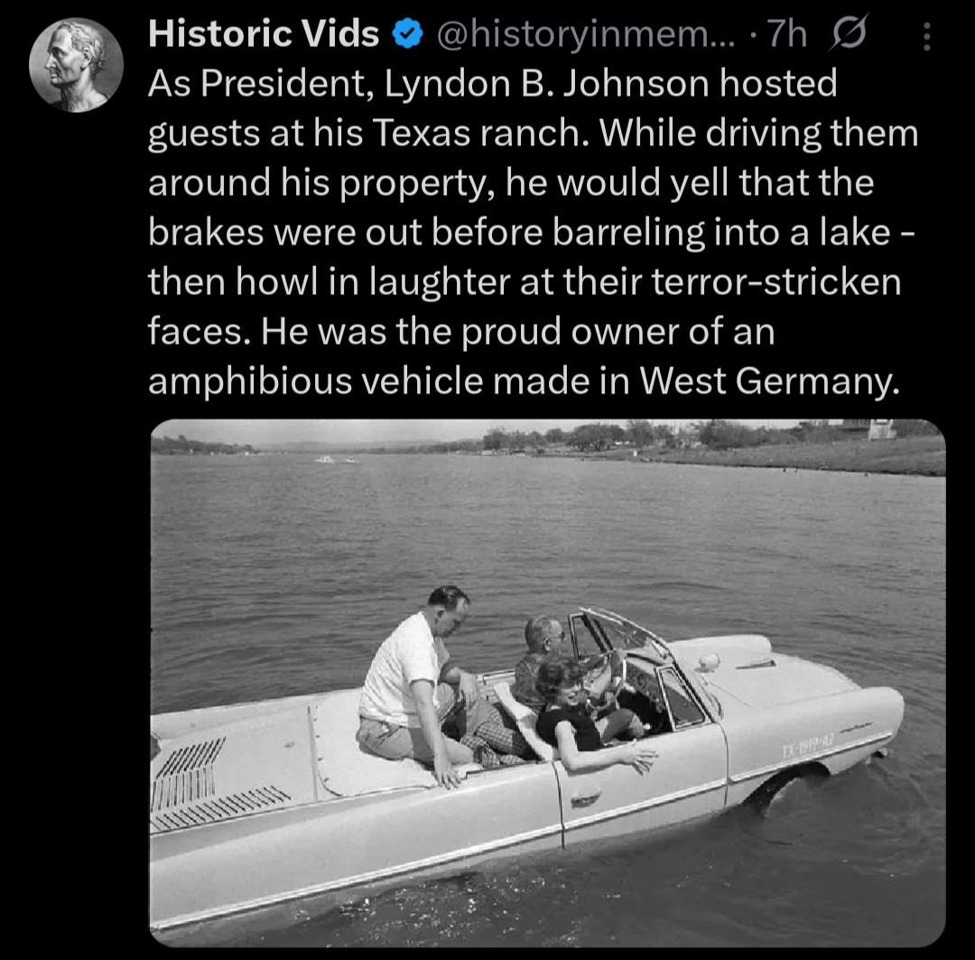 LBJ knew how to have fun