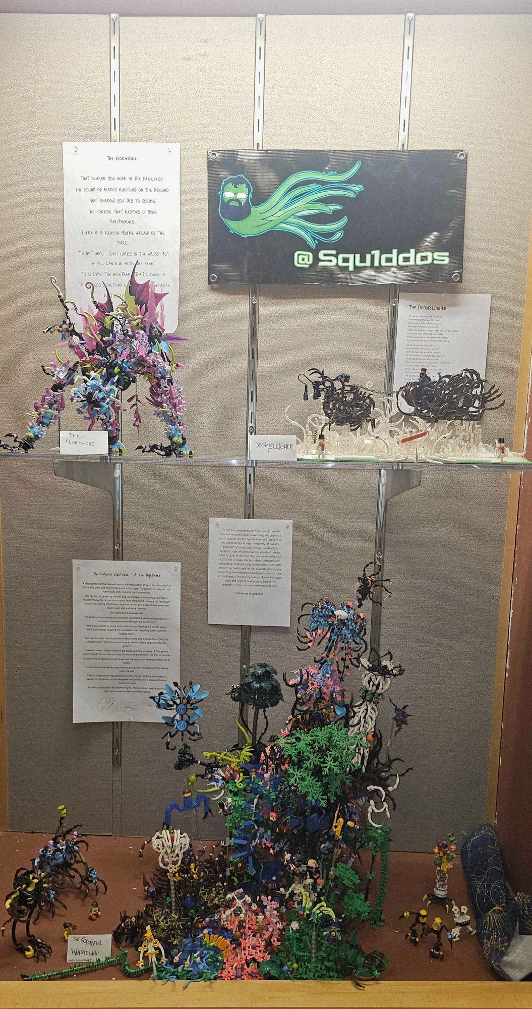 I finally did it, I put some of my "LEGO art" on display