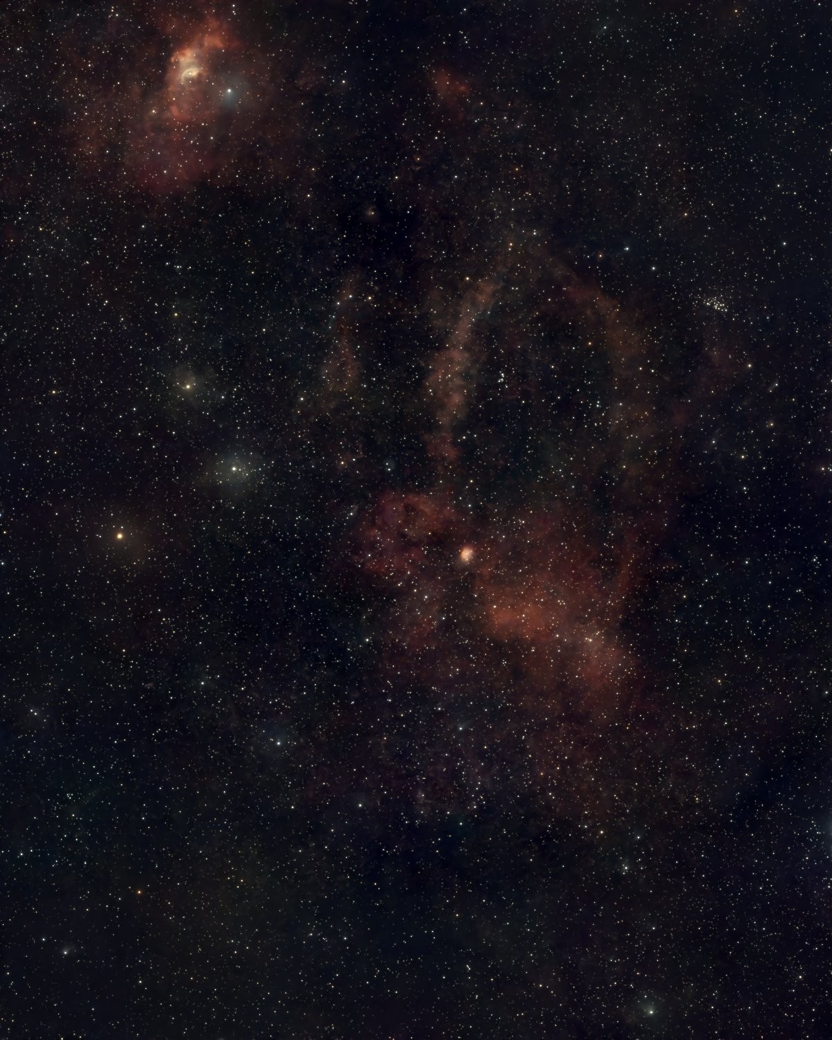 SH2-157 Lobster Claw Nebula