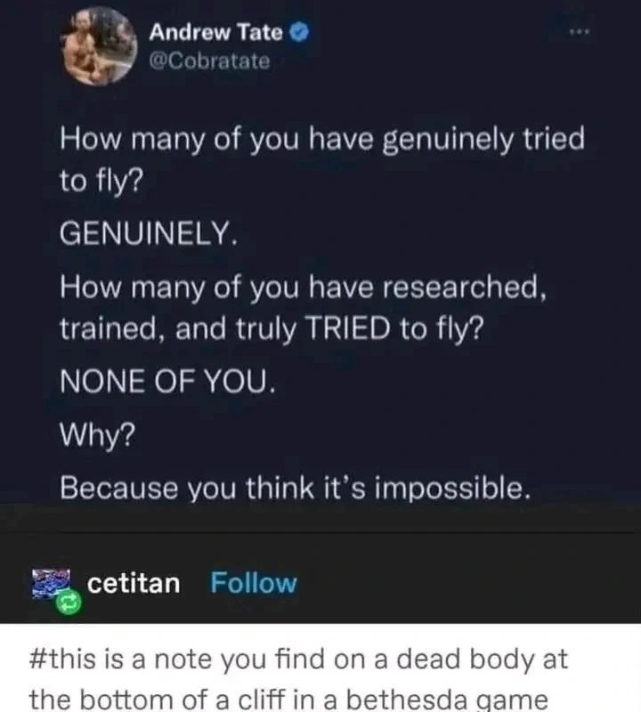 Gravity is all in your head