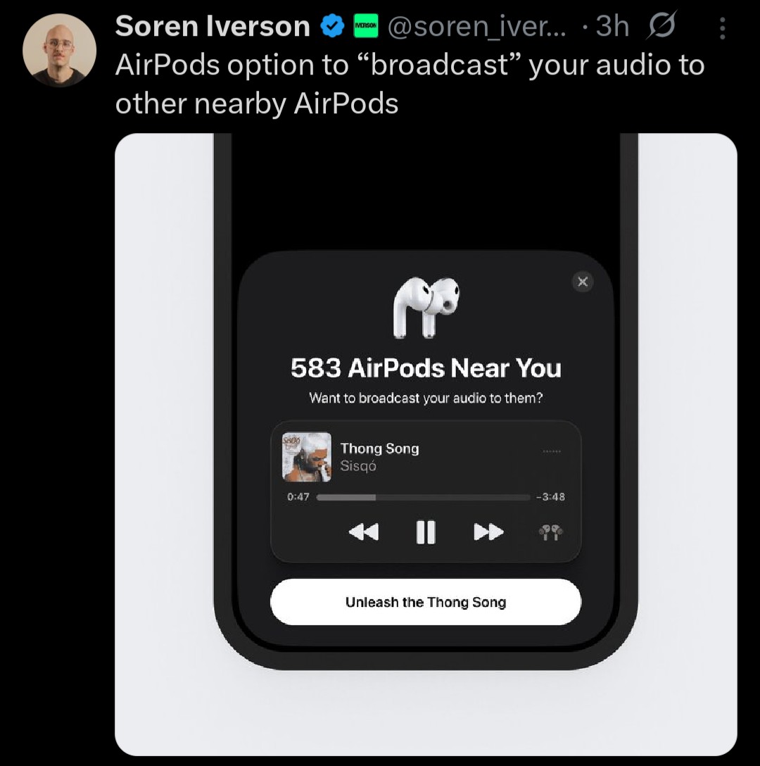 Want to annoy other passengers on the train but without sacrificing sound quality?