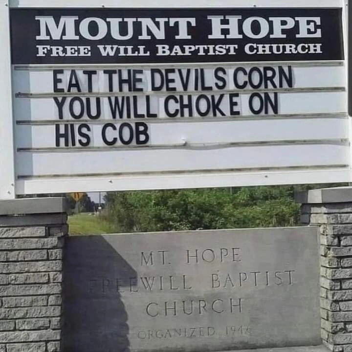 Don't covet thy neighbors corn