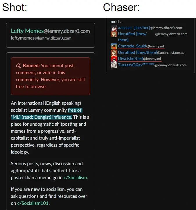 The tankie takeover of dbzer0 continues