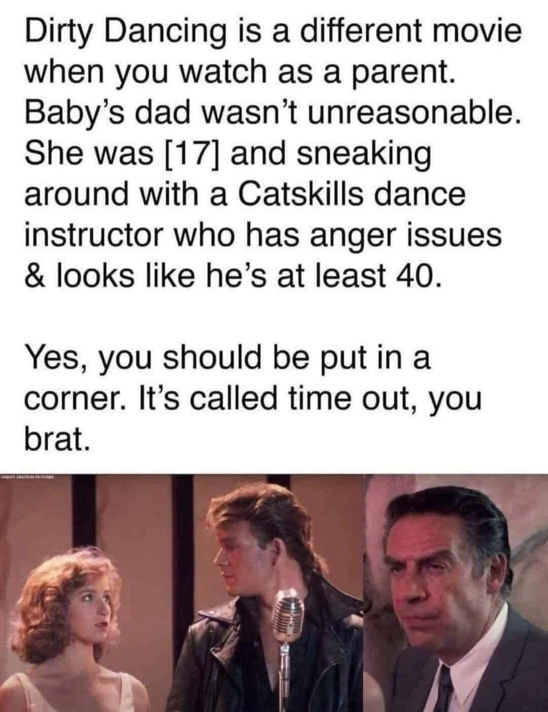An alternate take on Dirty Dancing