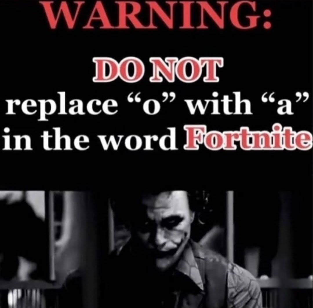 Don't say I didn't warn you 
