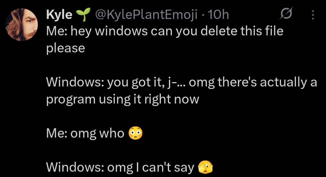 You don't have to be so bashful 