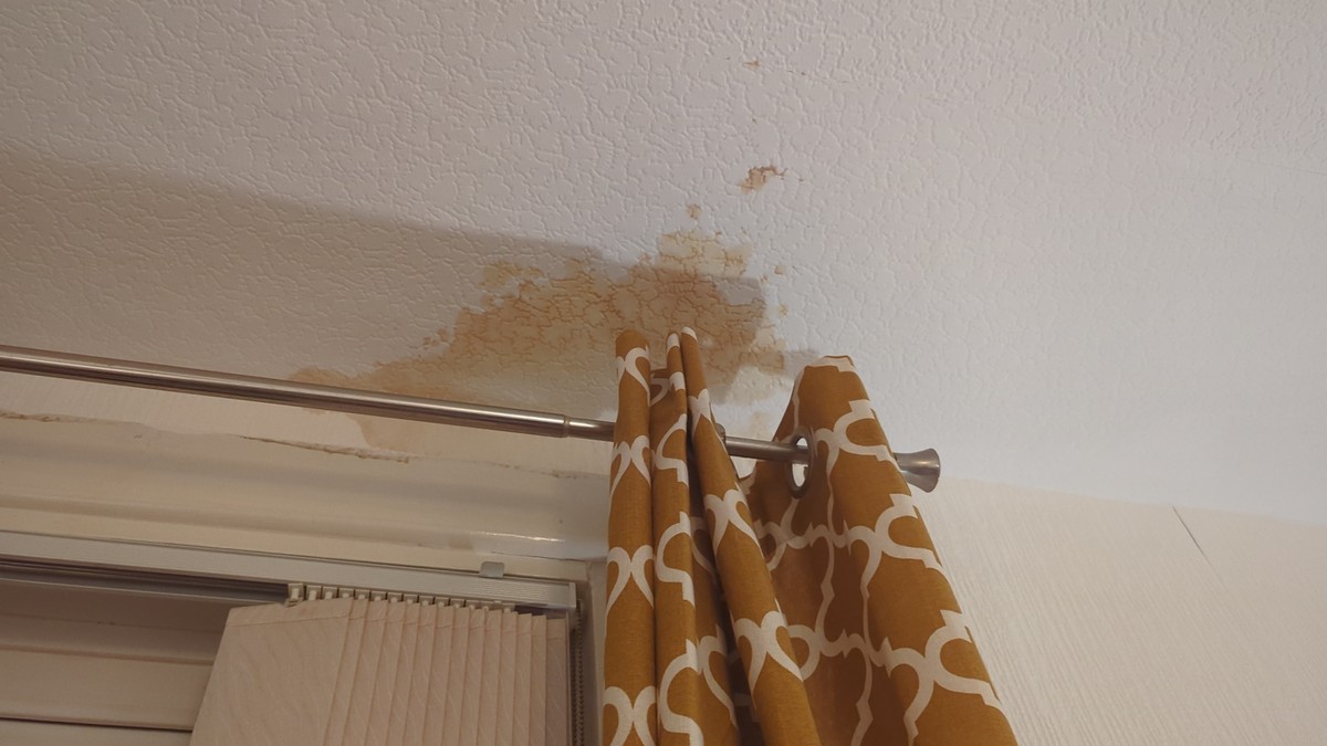 What the heck is this stain by my window?