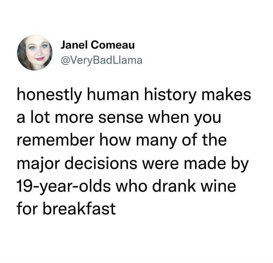 Good point