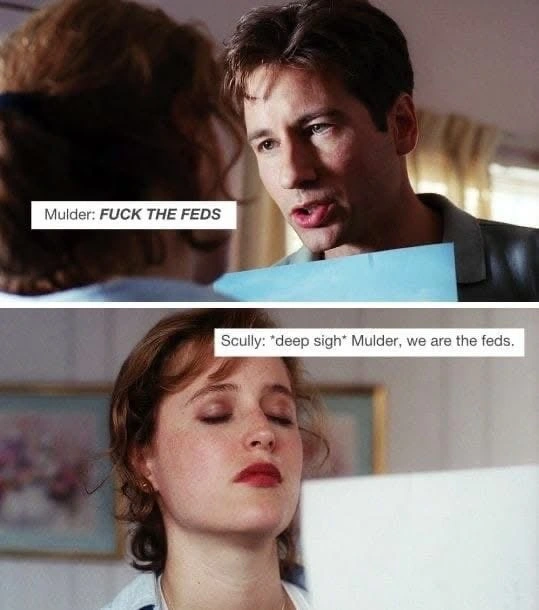 All of X-Files, summed up.