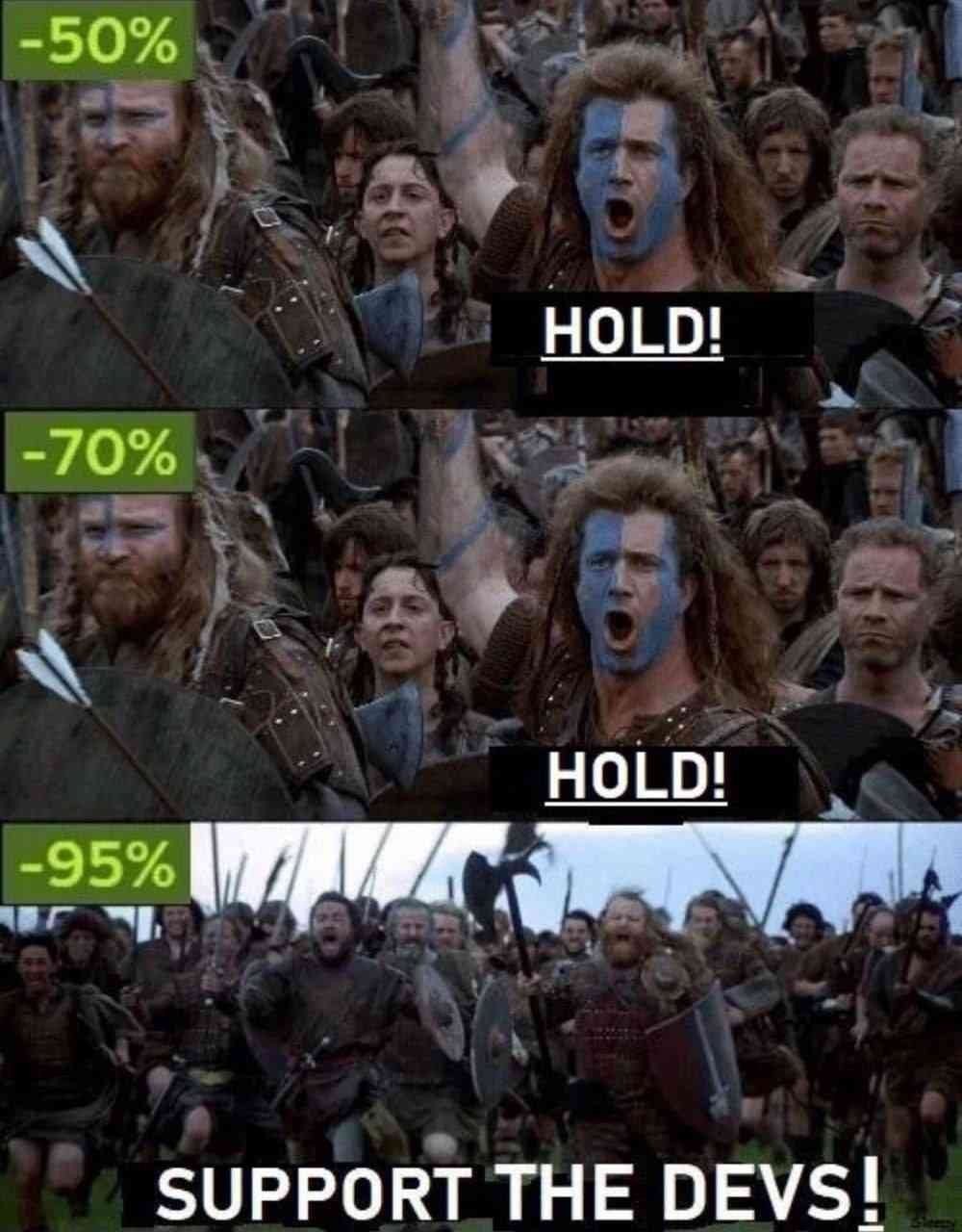 It feels good to support