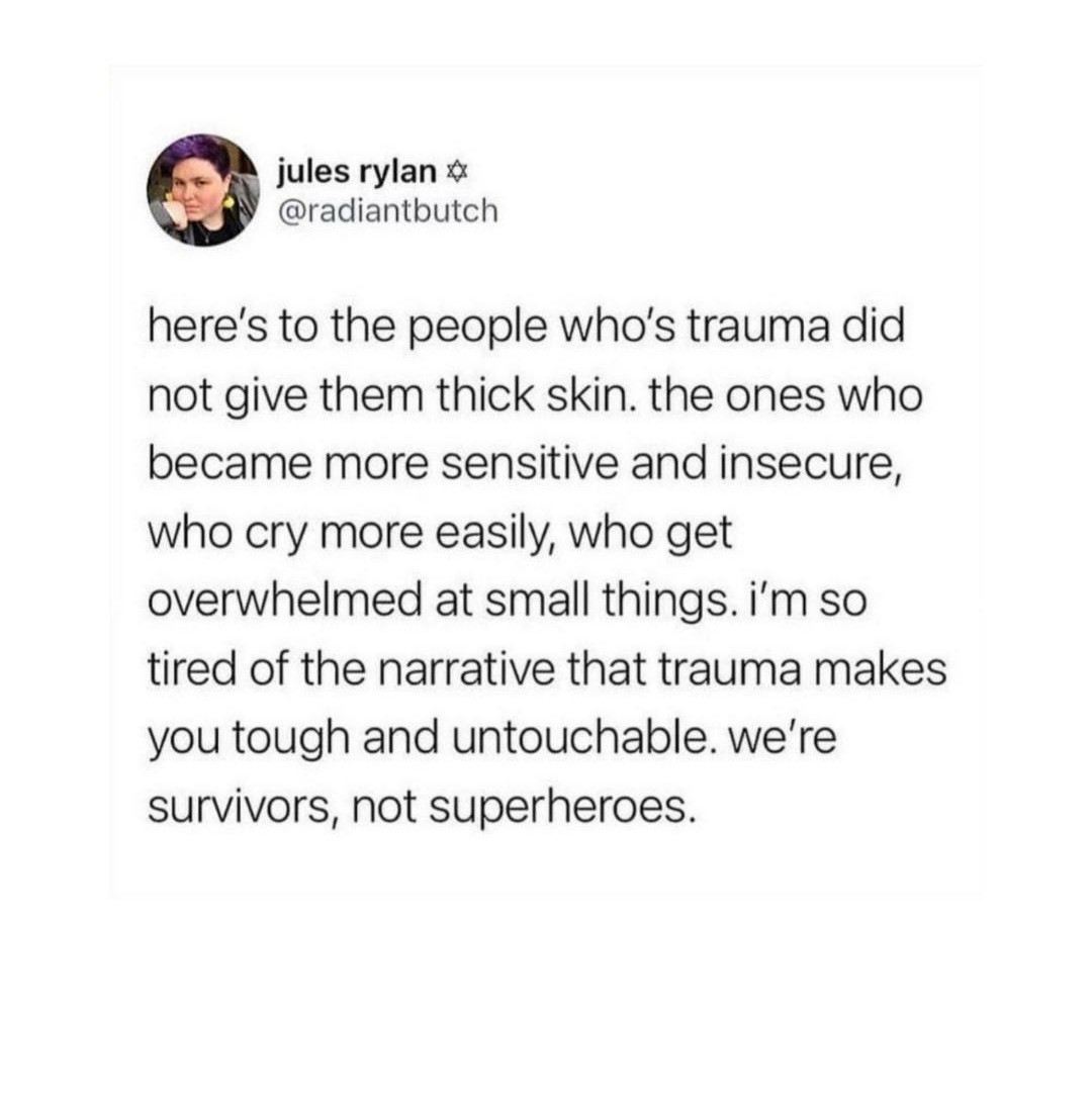 We're survivors