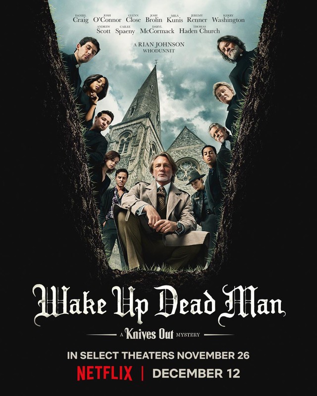 Official Poster for 'Wake Up Dead Man: A Knives Out Mystery'