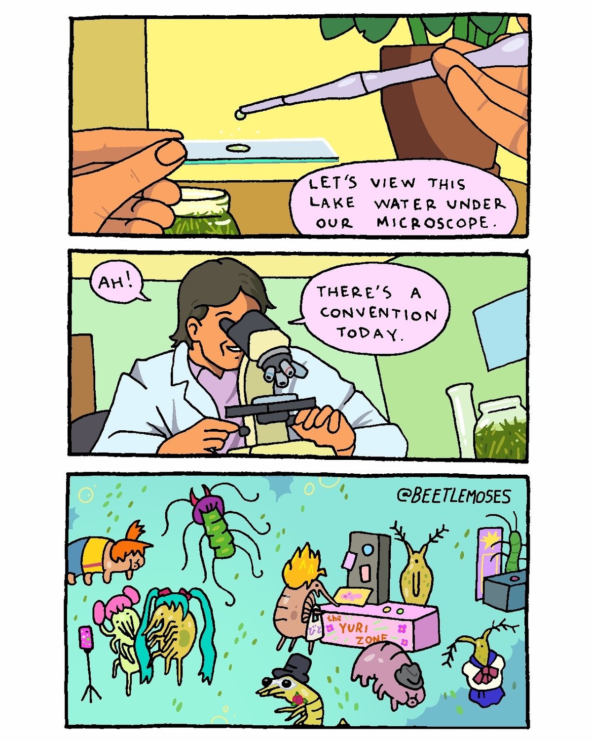 In their natural habitat 