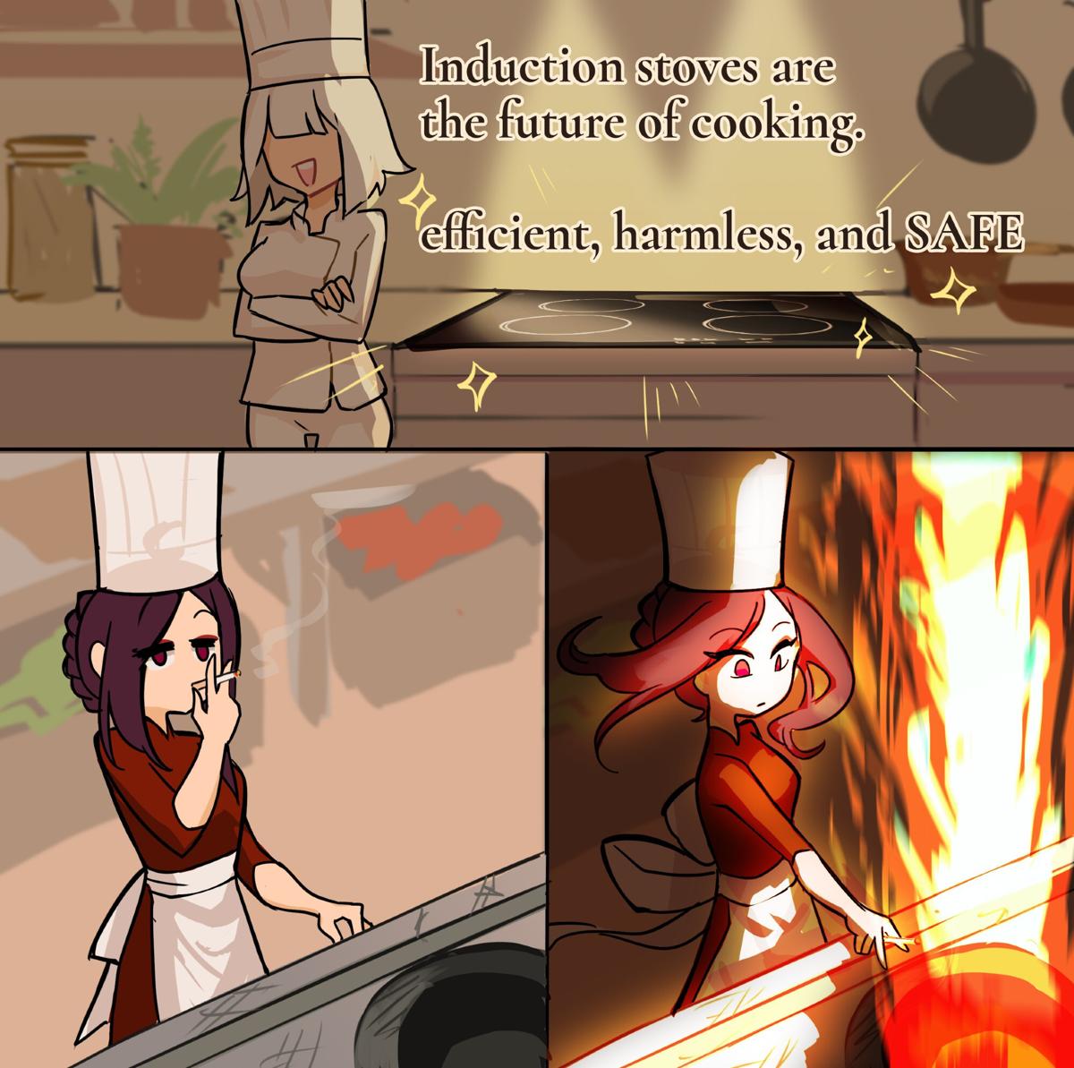 Chinese chefs summoning the fires of 8 hells just to make some fried rice