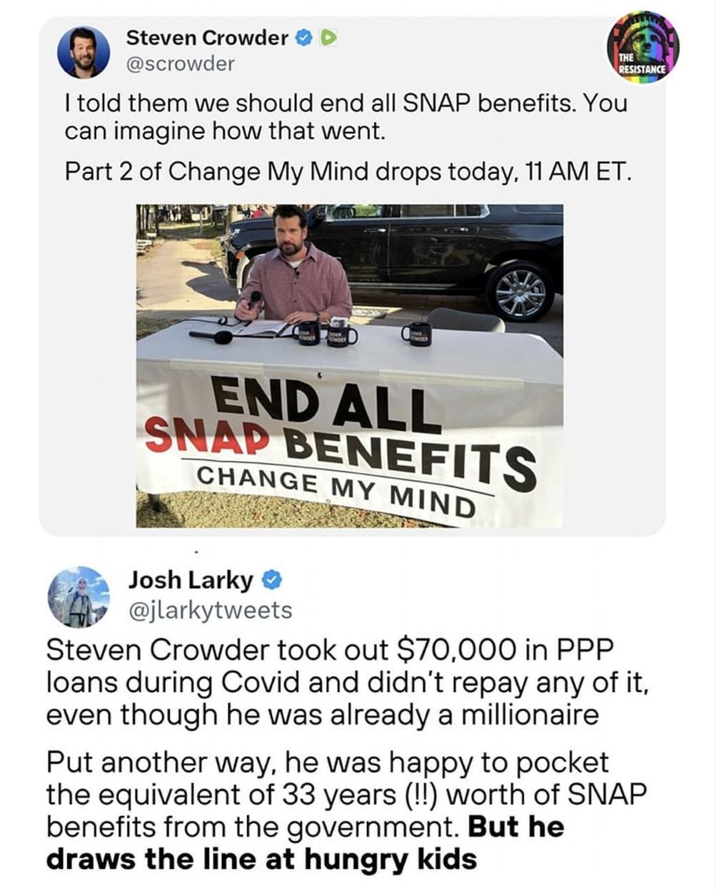 Average Right-wing grifter